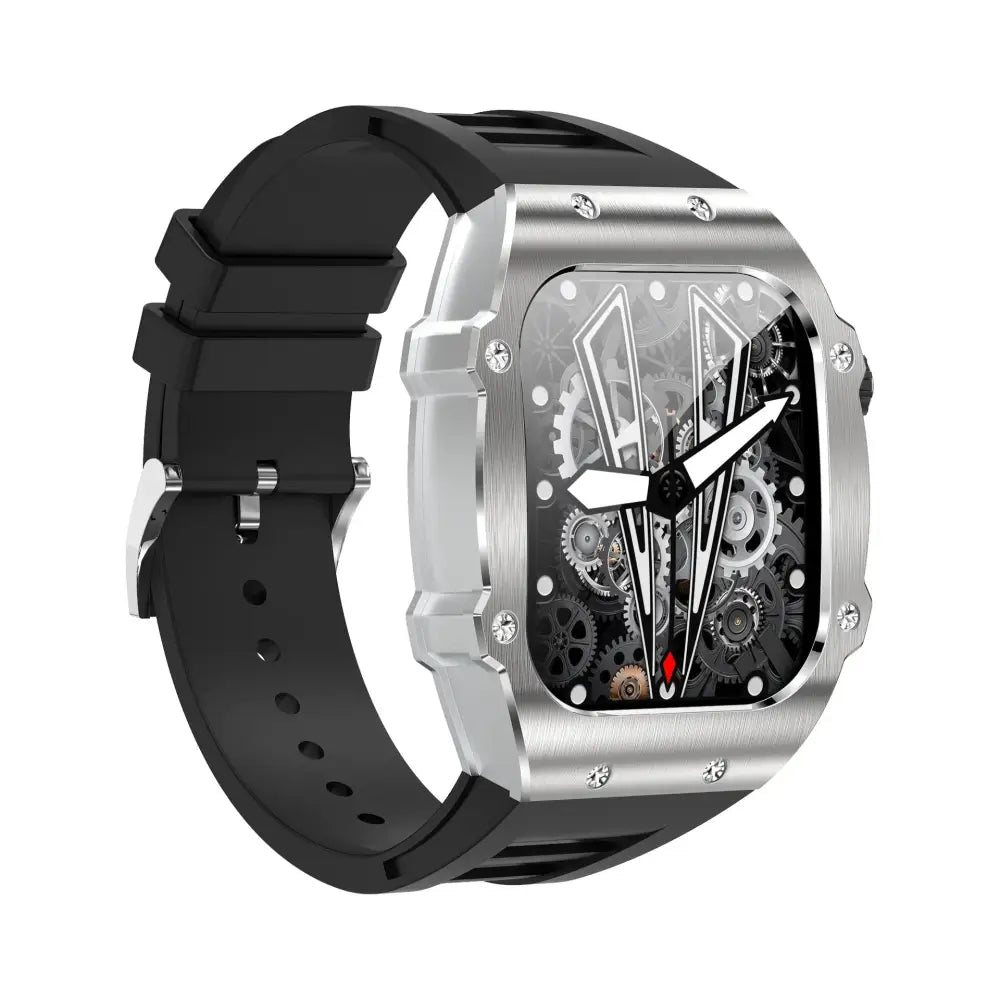 Men's Waterproof Skeleton Dial Smart Health Watch