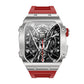 Men's Waterproof Skeleton Dial Smart Health Watch