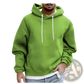 Men's Solid Drop Shoulder Pullover Hoodie