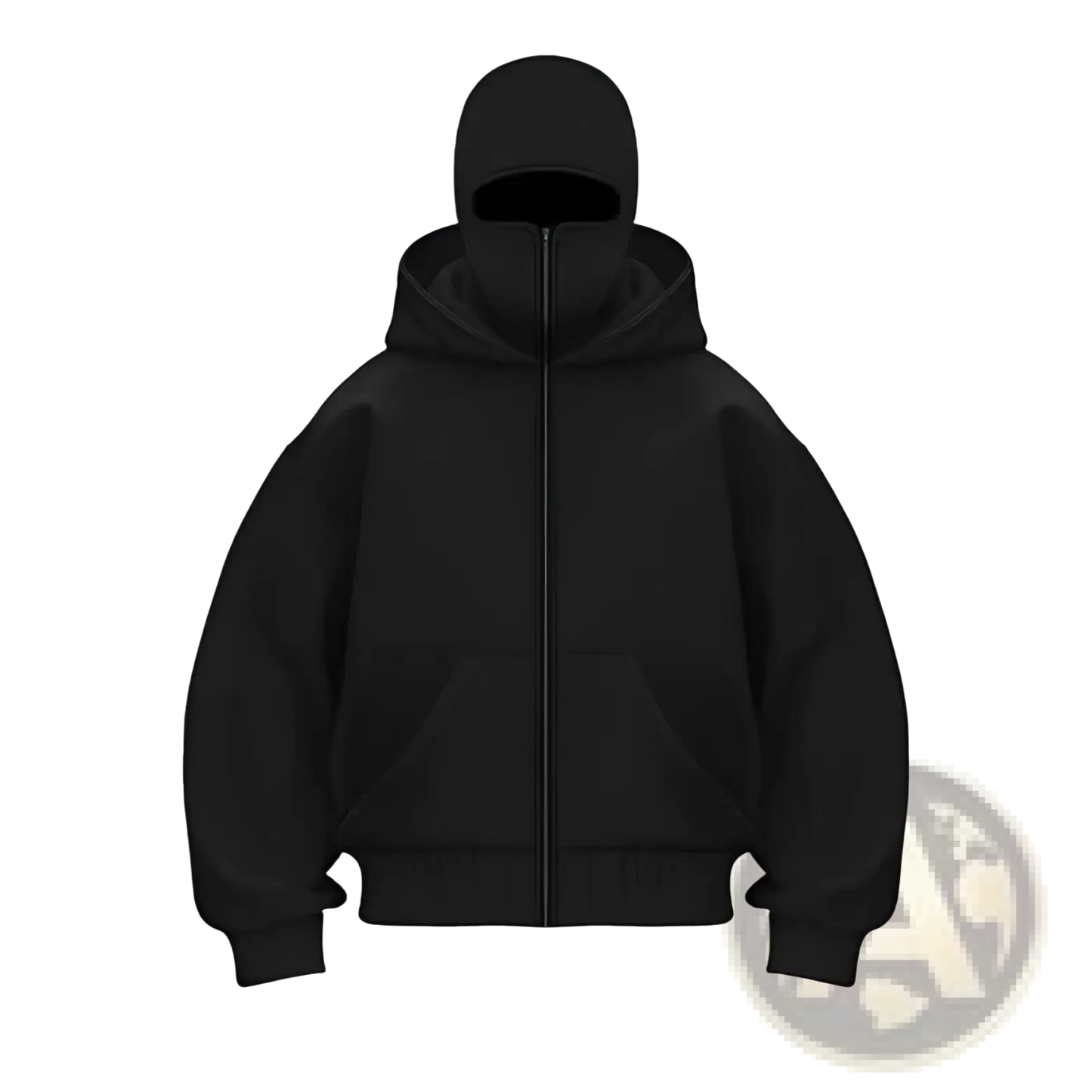 Men's Streetwear Hooded Fleece Zip Up Baseball Jacket