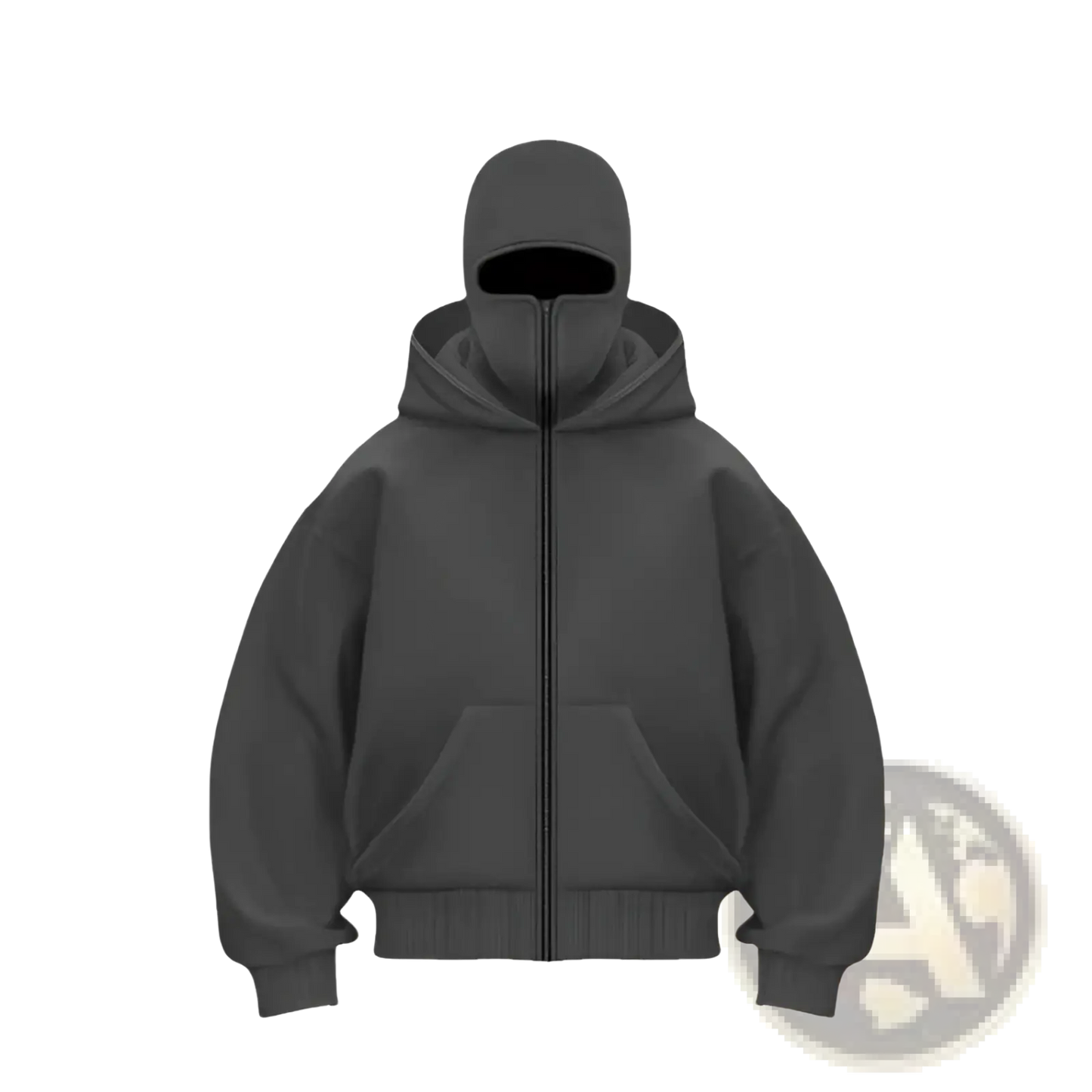 Men's Streetwear Hooded Fleece Zip Up Baseball Jacket