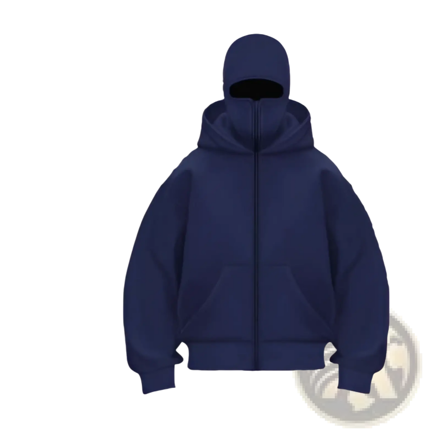Men's Streetwear Hooded Fleece Zip Up Baseball Jacket