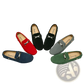Men's Suede Horsebit Loafers Handmade Gommino Shoes