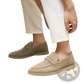 Men's Suede Leather Loafers Slip on Casual Shoes