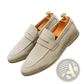 Men's Suede Leather Loafers Slip on Casual Shoes