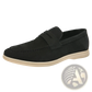 Men's Suede Leather Loafers Slip on Casual Shoes