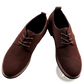 Men's Suede Oxford Lace Up Dress Shoes Large Size