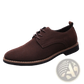 Men's Suede Oxford Lace Up Dress Shoes Large Size