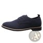 Men's Suede Oxford Lace Up Dress Shoes Large Size