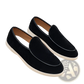 Men's Suede Slip on Loafers with Rubber Sole