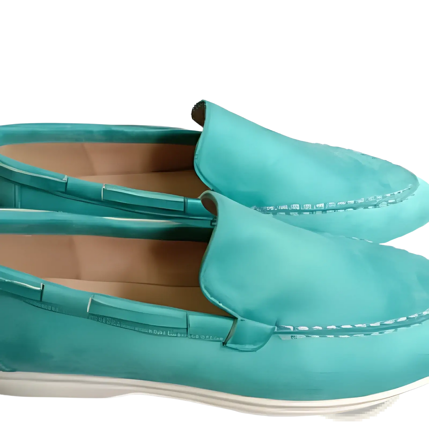 Men's Suede Summer Loafers Flat Casual Slip on Shoes