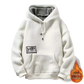 Men's Thick Polar Fleece Mountain Graphic Hoodie