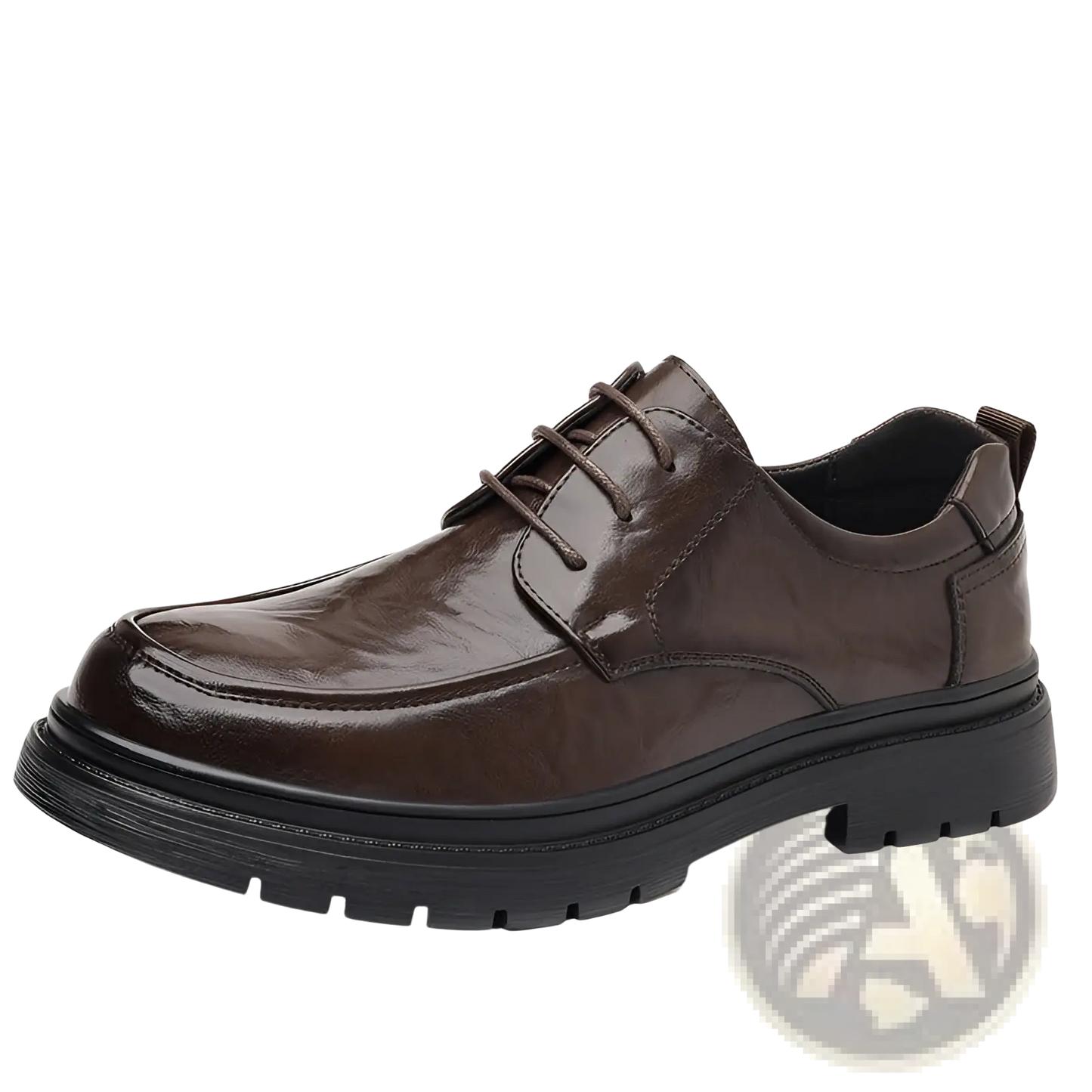 Men's Trendy Chunky Leather Elevating Casual Shoes