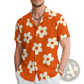 Men's Tropical Surfing Bigfoot Short Sleeve Hawaiian Shirt