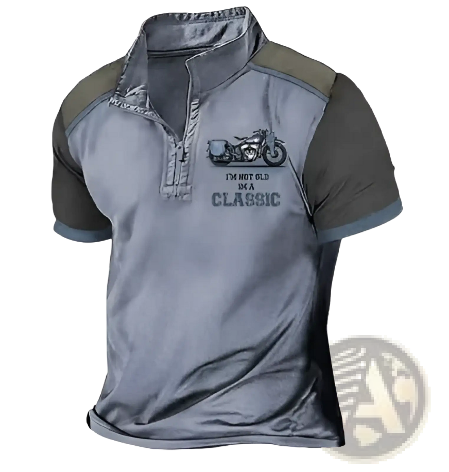 Men's Vintage Classic Motors 3d Printed Polo Shirt