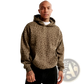 Men's Vintage Leopard Print Oversized Winter Hoodie