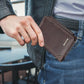 Men's Classic Slim Stitched Leather Wallet