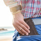 Men's Classic Slim Stitched Leather Wallet
