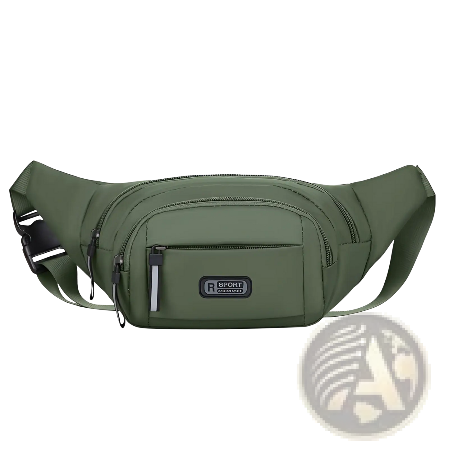 Men's Waterproof Nylon Multifunctional Crossbody Waist Bag