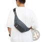 Men's Waterproof Nylon Multifunctional Crossbody Waist Bag