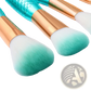 Mermaid Makeup Brush Set 11pcs Synthetic Fiber Kit