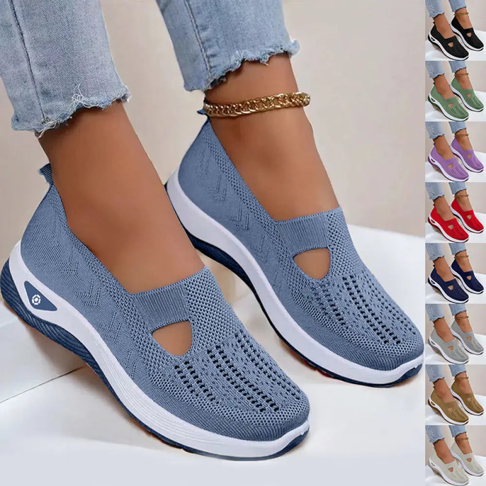 Women's Breathable Mesh Slip on Casual Flats