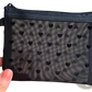 Mesh Makeup Bag with Black Heart Polka Dot Pattern