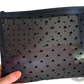 Mesh Makeup Bag with Black Heart Polka Dot Pattern