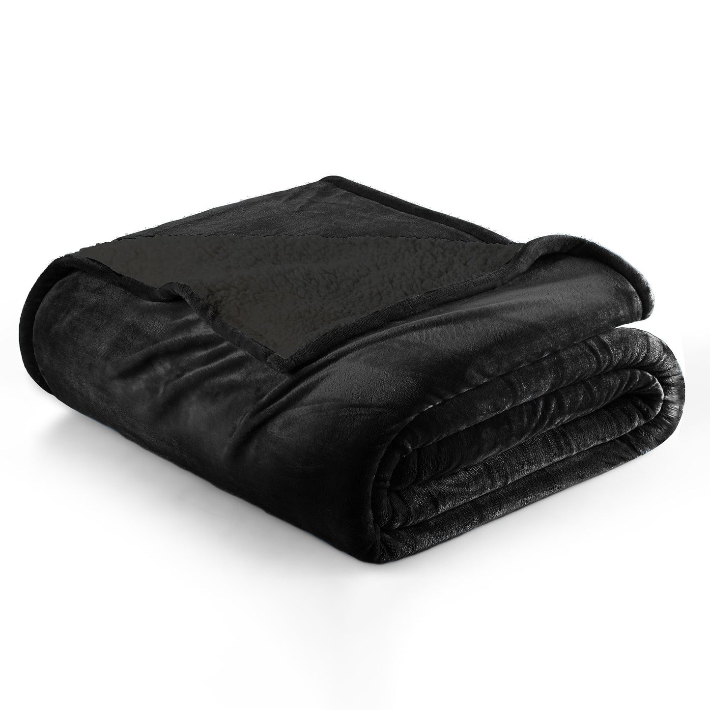 Velvet Plush Sherpa Bed Blanket - Sherpa Fleece Collection