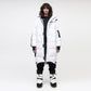 Utility Down Coat with Backpack - White
