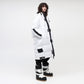 Utility Down Coat with Backpack - White