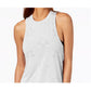 Material Girl Juniors Burnout Tank Top Cloud Dancer Tamanho Médio