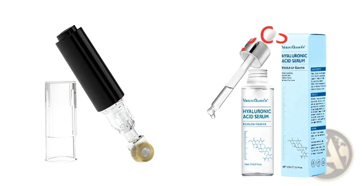 Microneedle Lip Roller and Serum Applicator Device