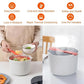 Microwave Rice Cooker 2l Steamer with Strainer Spoon