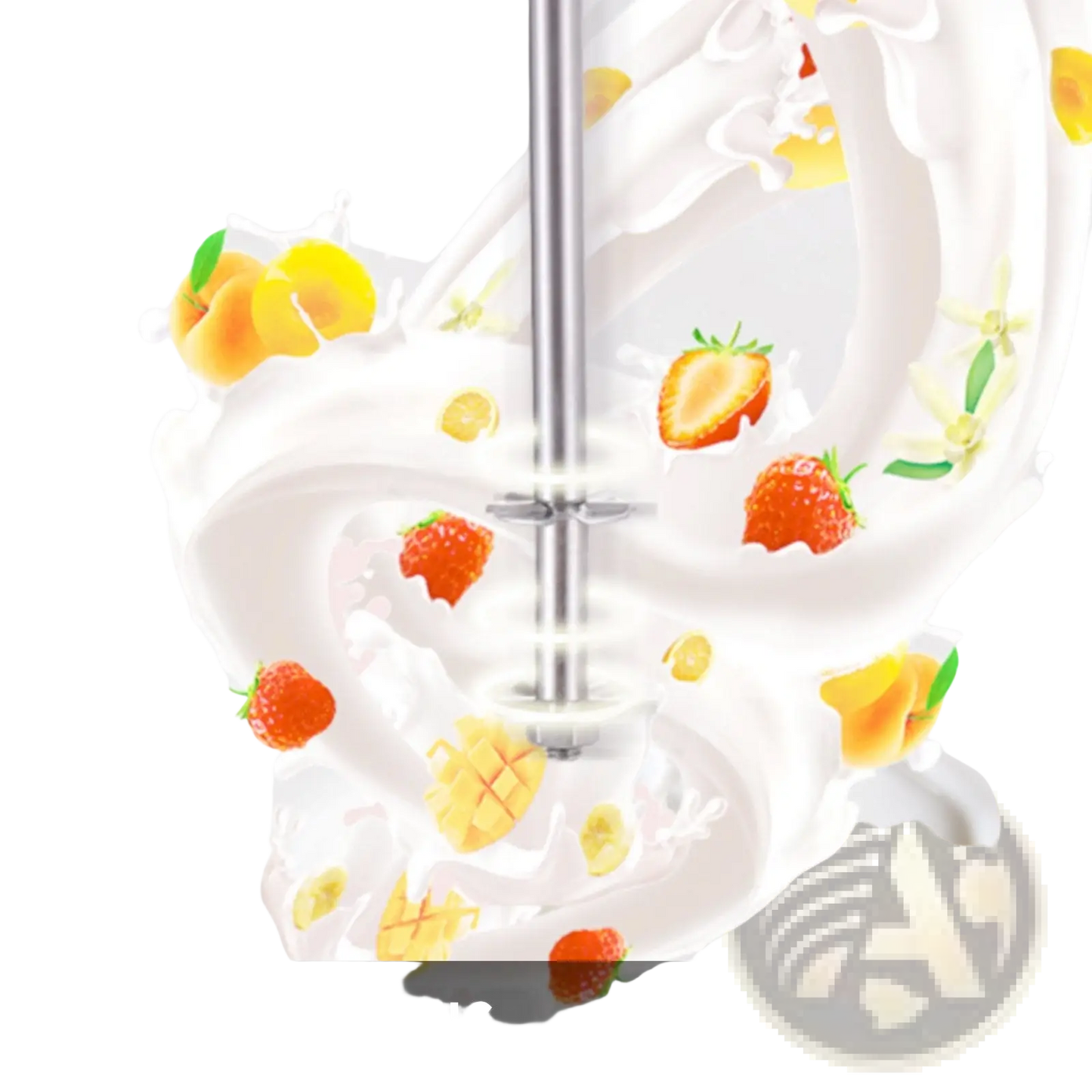 Milkshake Maker Commercial Double Head 180w Silver