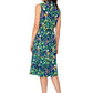 Vestido Mindy Feminino Leota's Butterfly Meadow Azul Marinho
