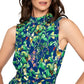 Vestido Mindy Feminino Leota's Butterfly Meadow Azul Marinho