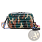 Mini Suitcase Crossbody Bag with Rainbow Strap
