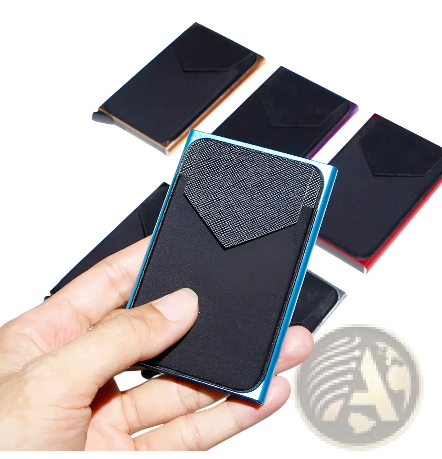 Minimalist Rfid Blocking Aluminum Multi Card Wallet