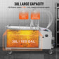 Mobile Fryer Filter 38l Oil Filtration System 10l/min