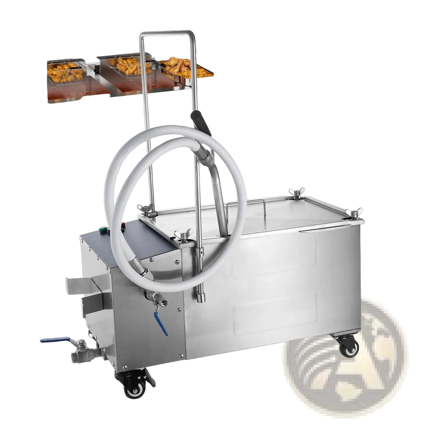 Mobile Fryer Filter 38l Oil Filtration System 10l/min