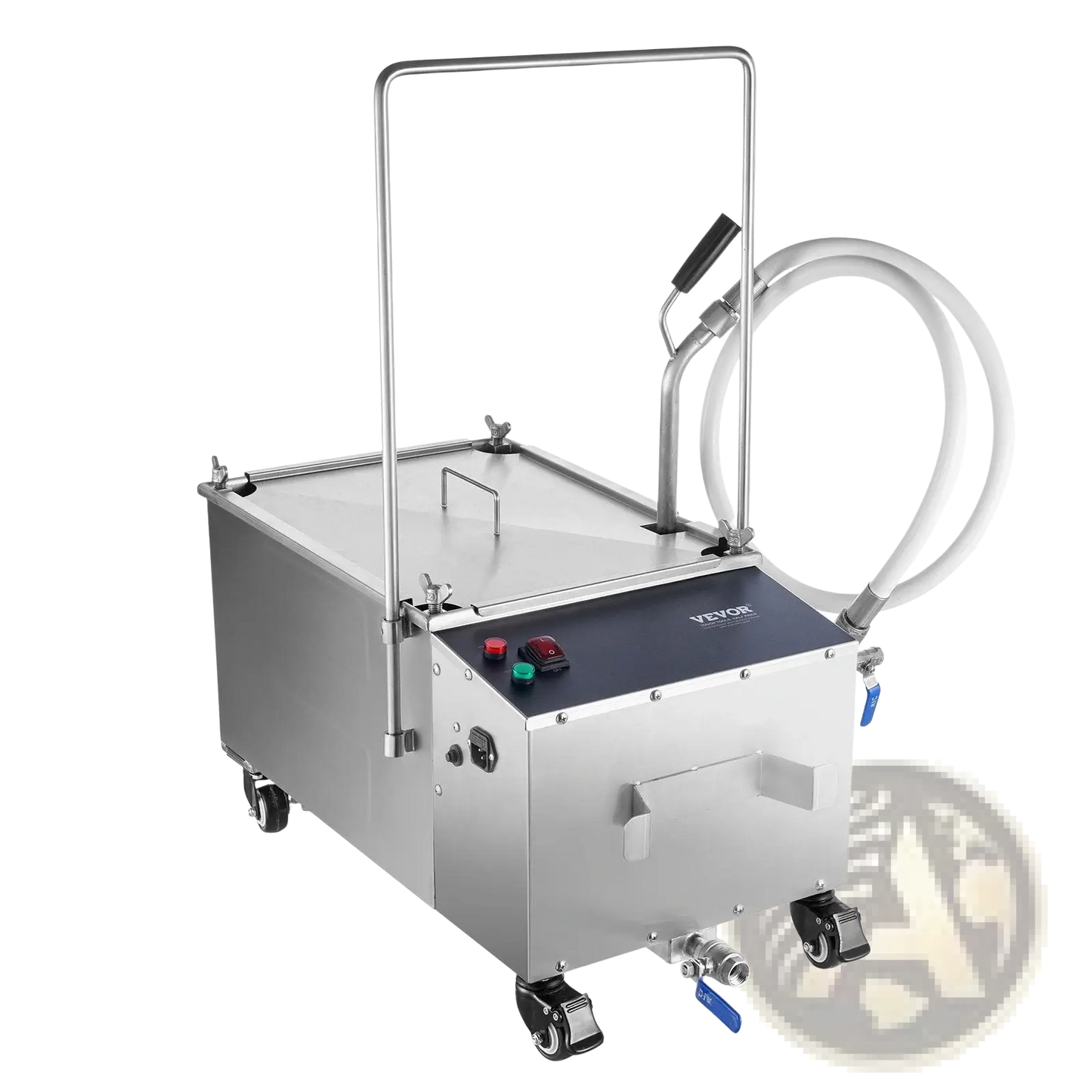 Mobile Fryer Filter 38l Oil Filtration System 10l/min