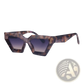 Modern Irregular Cat Eye Uv400 Geometric Sunglasses