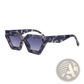 Modern Irregular Cat Eye Uv400 Geometric Sunglasses