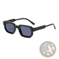 Modern Square Frame Retro Tinted Sunglasses