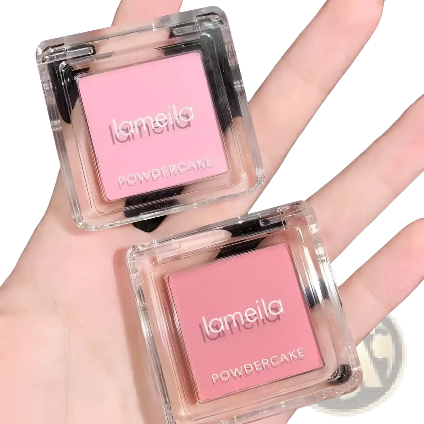 Monochrome Powder Blush Compact with Brush 4 Colors