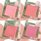 Monochrome Powder Blush Compact with Brush 4 Colors