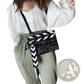 Movie Clapperboard Pu Leather Crossbody Envelope Clutch