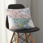 Almofada decorativa Mainstays com mapa-múndi rosa 40,6 cm x 40,6 cm