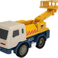 Conjunto de mini caminhões de brinquedo industriais pesados ​​MOTA, 6 peças, frota de veículos de construção